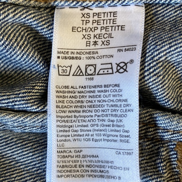 GAP denim jean jacket Sz XS - Picture 4 of 4